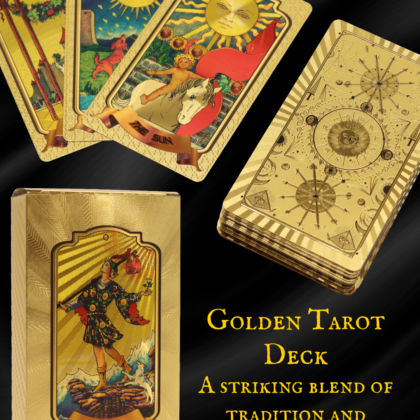 Golden Tarot Cards